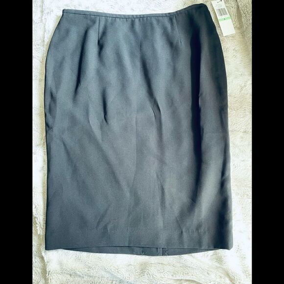 𝅺CALVIN Klein black pencil skirt size 8 - Picture 1 of 8